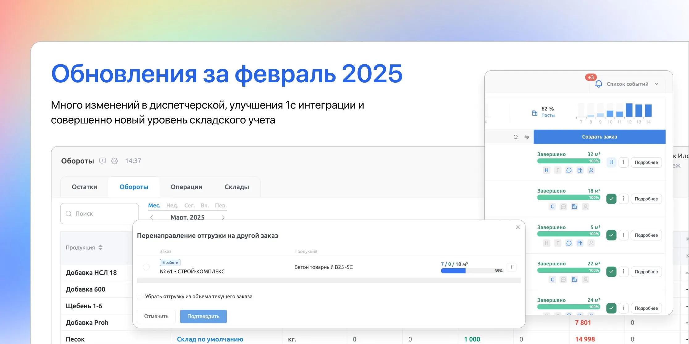 Обновления за февраль