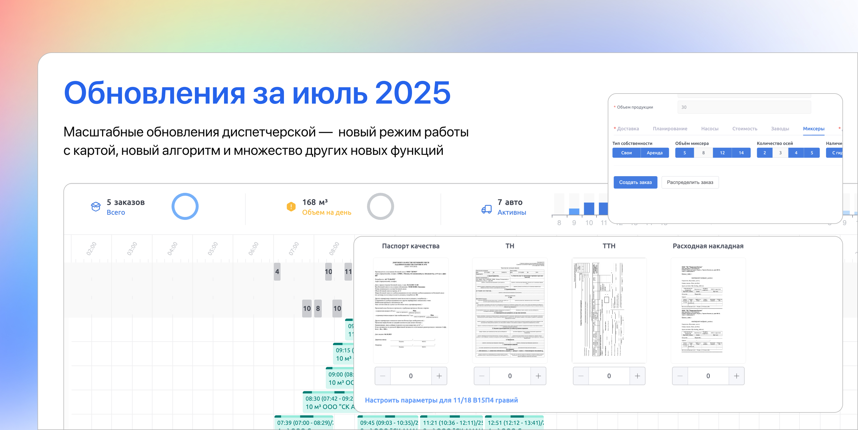 Обновления за июль